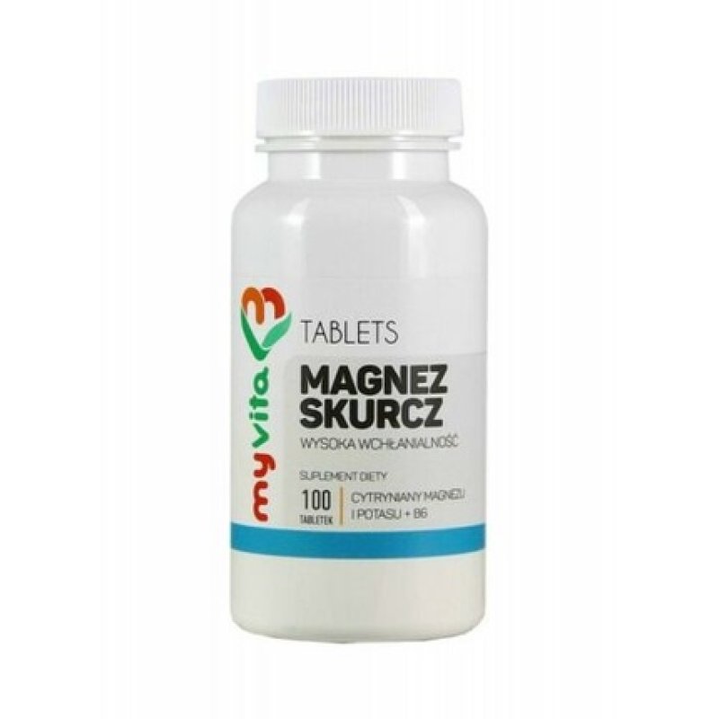 Magnesium Vitamin B6 Potassium 100 Tablets