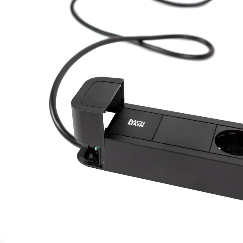 Bachmann PRIMO 2 power extension 2 m 6 AC outlet(s) Indoor Black