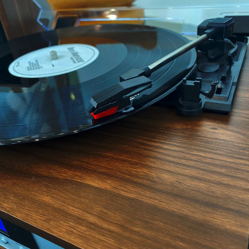 Lenco MC-160WD audio turntable Belt-drive audio turntable Wood Manual