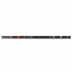 BACHMANN IT PDU ALU 1HE 24x C13 6x C19 2LS CEE 3x32A rot
