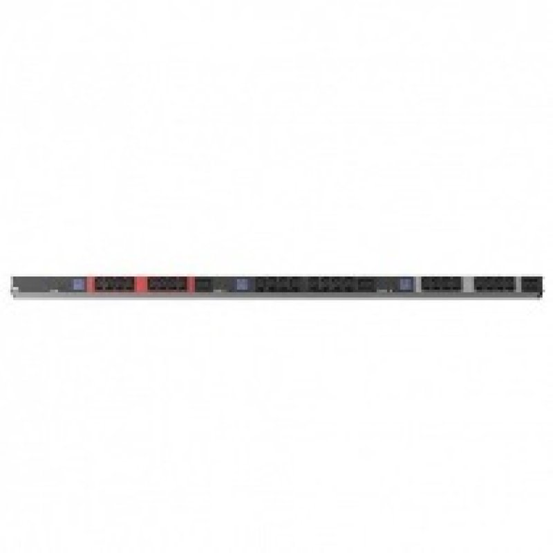 BACHMANN IT PDU ALU 1HE 24x C13 6x C19 2LS CEE 3x32A rot