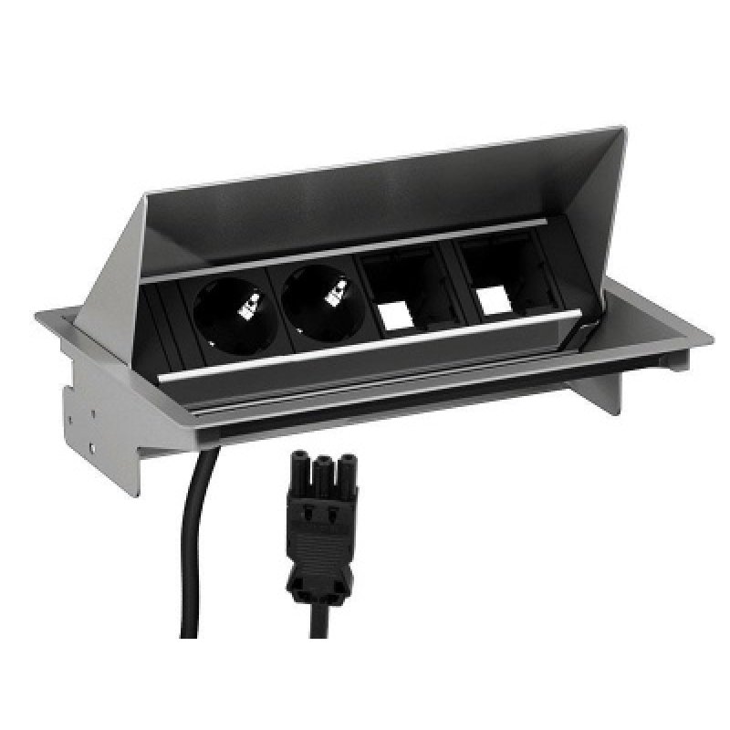 Bachmann 900.402 prise de courant 2x AC Gris