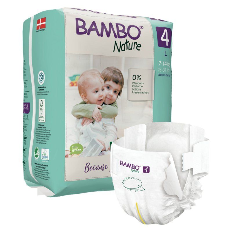 Bambo Nature 1000019254 disposable diaper Boy/Girl 4 24 pc(s)