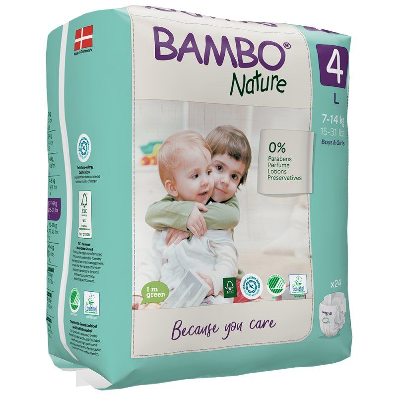 Bambo Nature 1000019254 couche jetable Garçon/Fille 4 24 pièce(s)