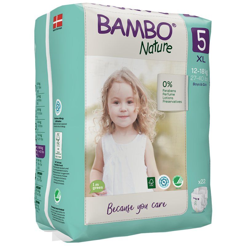 Bambo Nature 1000019255 disposable diaper Boy/Girl 5 22 pc(s)