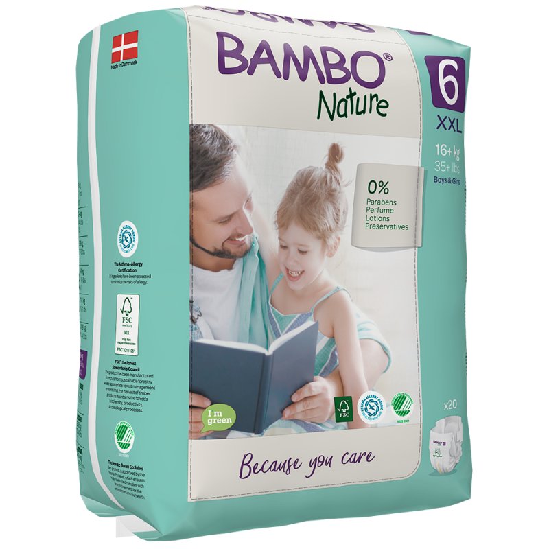 Bambo Nature Diapers XL 820g