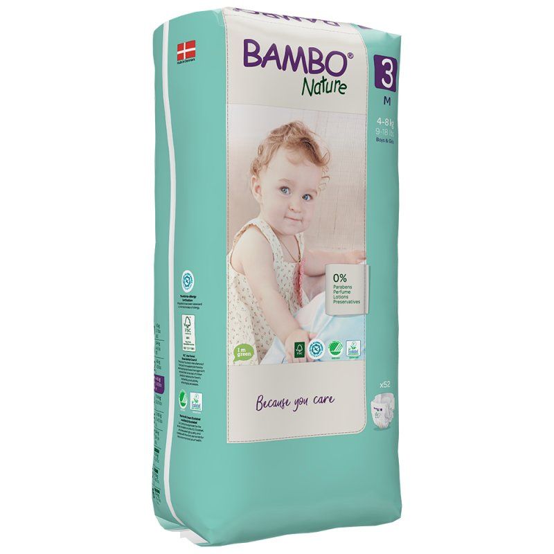 Bambo Nature 1000019263 couche jetable Garçon/Fille 3 52 pièce(s)