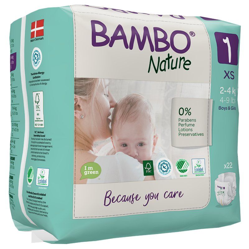 Bambo Nature 1000019251 disposable diaper Boy/Girl 1 22 pc(s)
