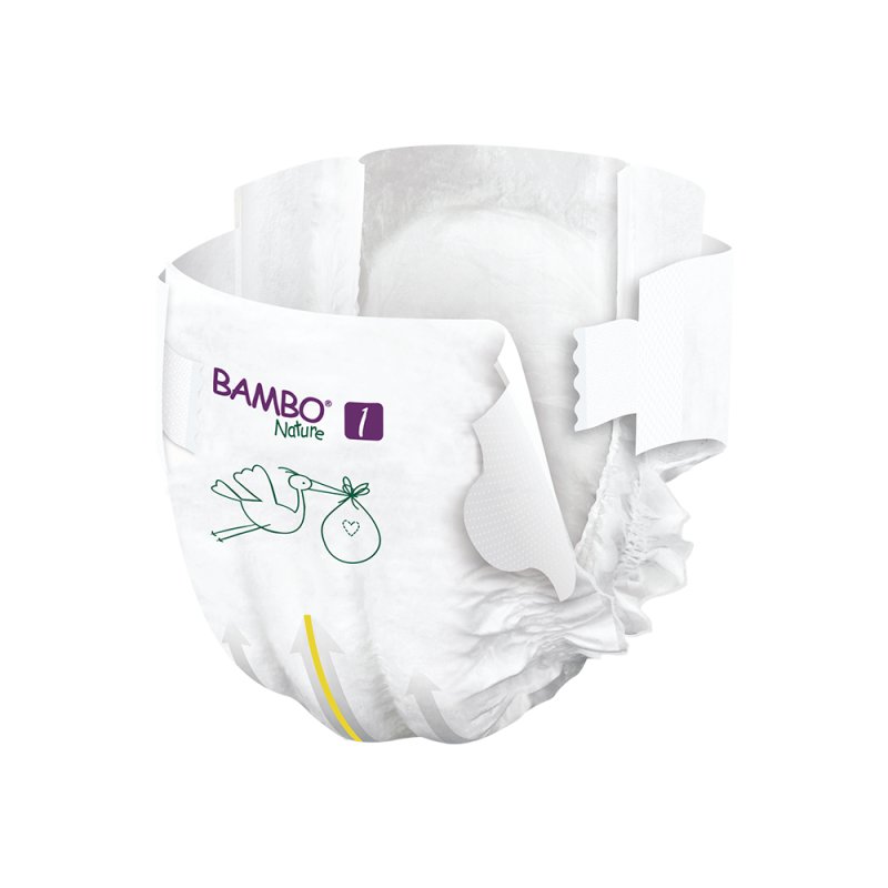 Bambo Nature Eco Diapers Newborn Size 1 22 Count