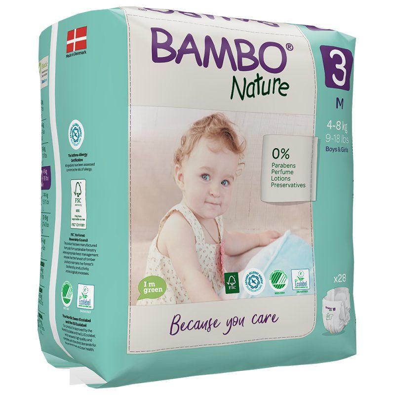Bambo Nature 1000019253 couche jetable Garçon/Fille 3 28 pièce(s)