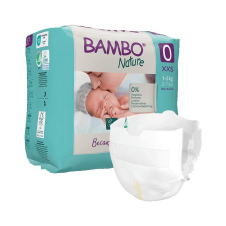 Bambo Nature Premature Nappy Size Xxs 13kg 24 Units