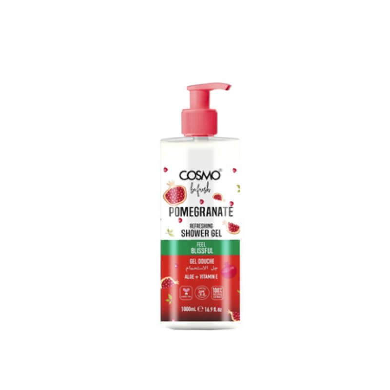Cosmo Be Fresh Pomegranate Fruit Shower Gel 1000ml