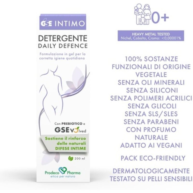 Prodeco Pharma GSE Intimate Cleanser Daily Defense 200ml