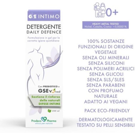 Prodeco Pharma GSE Intimate Cleanser Daily Defense 200ml