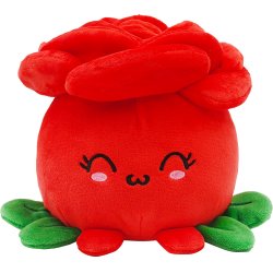 PLUSH WORLD - Yummis Flowers Rose - Peluche 23cm