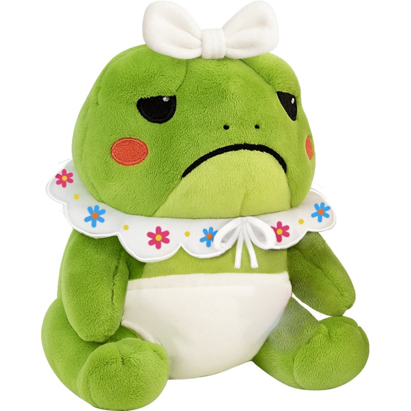 FROWNY FROGS - Bébé - Peluche 25cm