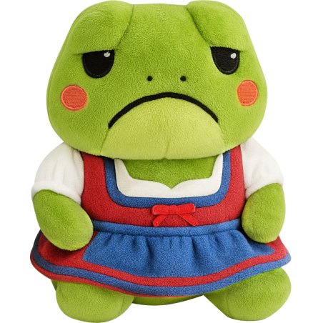 FROWNY FROGS - Dirndl - Peluche 25cm