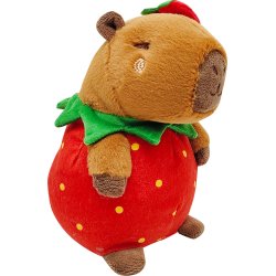 HUG A CAPYBARA - Capybara Fraise - Peluche 23cm