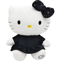 HELLO KITTY - Hello Kitty "Black Dress" - Peluche 24cm