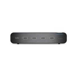 Belkin F1DN204KVM-UNN4 commutateur écran, clavier et souris Grille de montage Noir