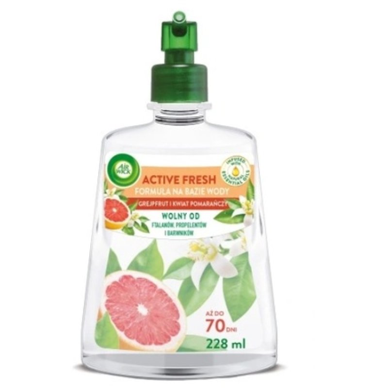 Air Wick Active Fresh Grapefruit And Orange Blossom Air Freshener Refill - 228 Ml