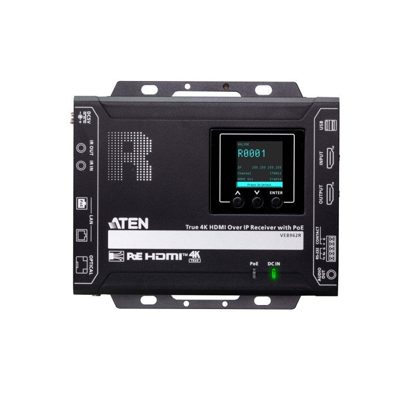 ATEN True 4K HDMI over IP Receiver with PoE