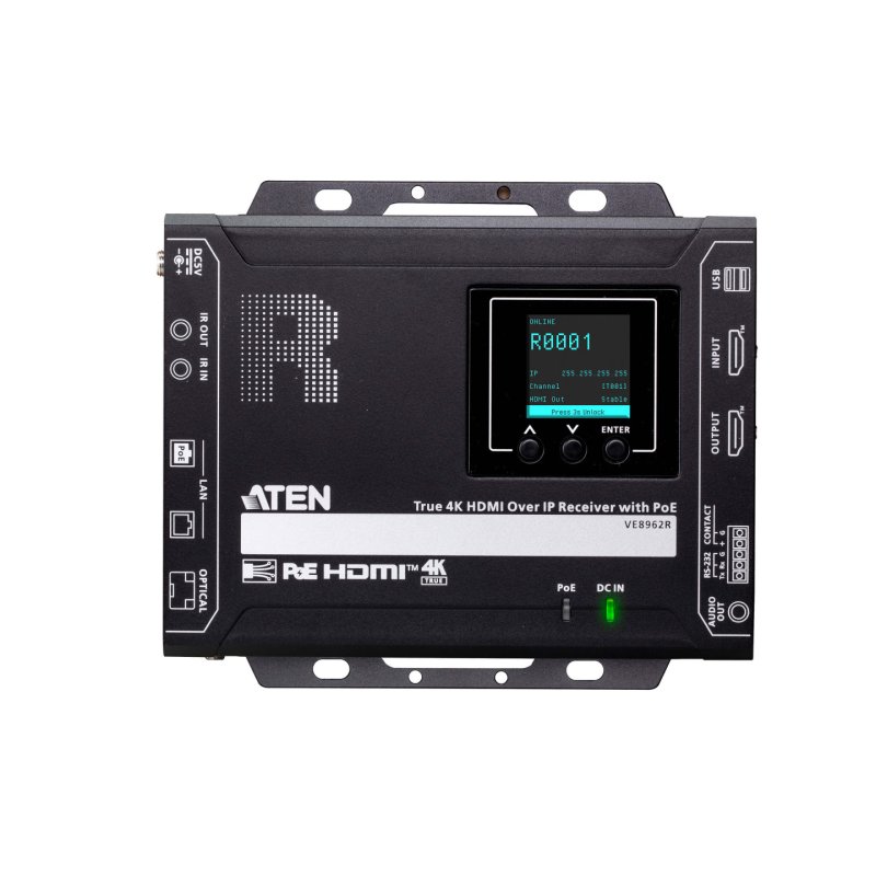 ATEN VE8962R RÉCEPTEUR HDMI/IP TRUE 4K AVEC POE