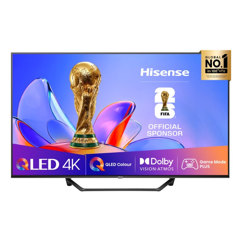 Hisense 43A7Q 109.2 cm (43") 4K Ultra HD Smart TV Wi-Fi Black 275 cd/m²