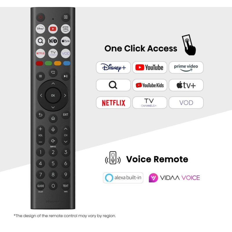 Hisense A7Q 65A7Q 165.1 cm (65") 4K Ultra HD Smart TV Wi-Fi Black 400 cd/m²