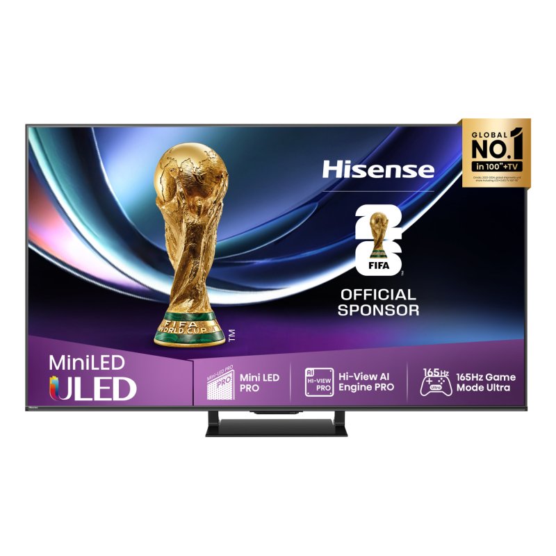 Hisense 55U7Q PRO 139.7 cm (55") 4K Ultra HD Smart TV Wi-Fi Black 500 cd/m²