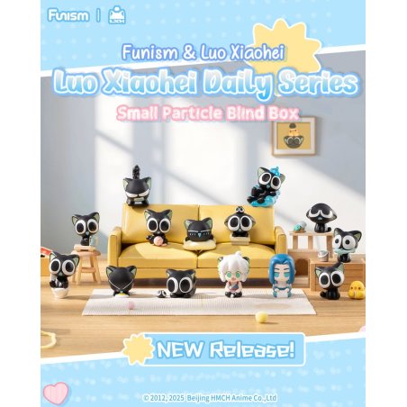 Luo Xiaohei Mini Figures Q face Series 1 3 cm Display (4)