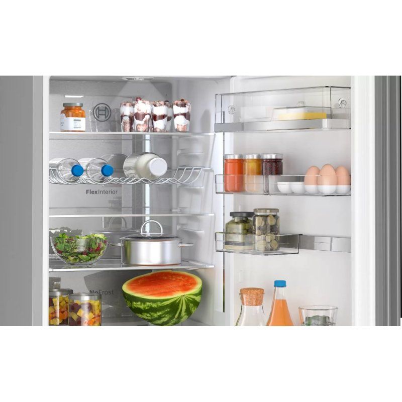 Bosch Serie 6 KGN39LBCF réfrigérateur-congélateur Pose libre 363 L C Noir