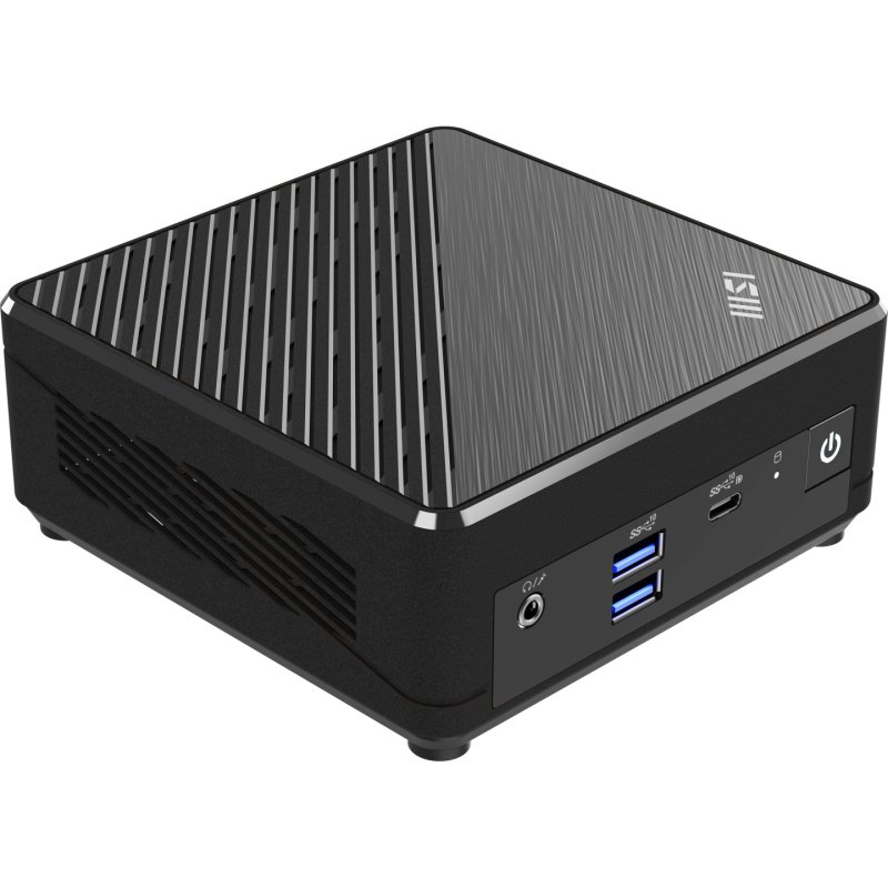 MSI Cubi N ADL S-078EU Intel N N100 4 GB DDR4-SDRAM 128 GB SSD Windows 11 Pro Mini PC Black