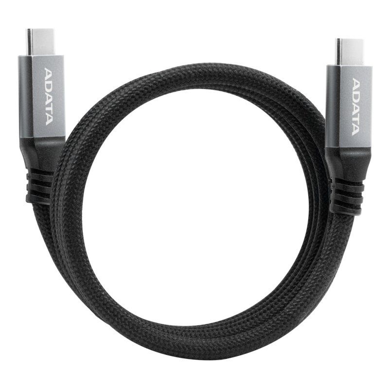 ADATA USB Cable Magnetic (C-to-C) black 1m Alu/Nylon