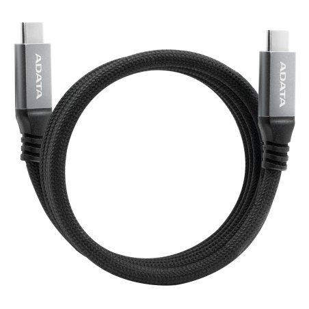 ADATA USB Cable Magnetic (C-to-C) black 1m Alu/Nylon