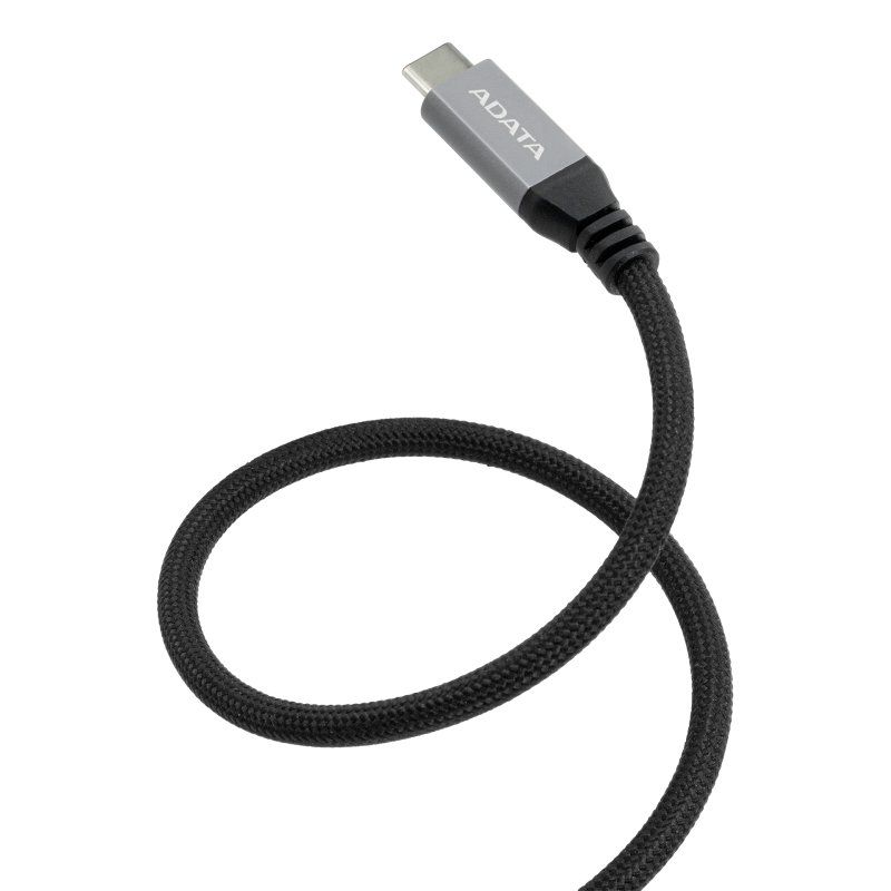 ADATA USB Cable Magnetic (C-to-C) black 1m Alu/Nylon