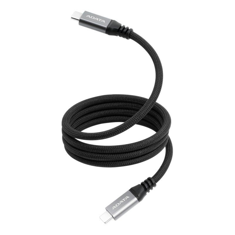 ADATA USB Cable Magnetic (C-to-C) black 1m Alu/Nylon