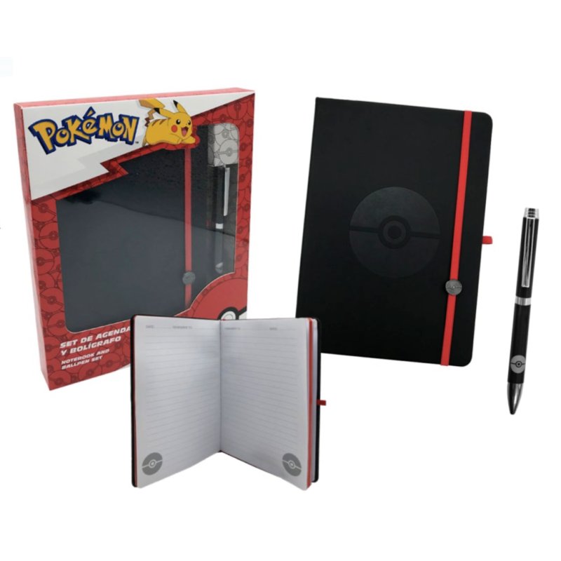 POKEMON - Pokéball - Pack Notebook Stylo-Bille