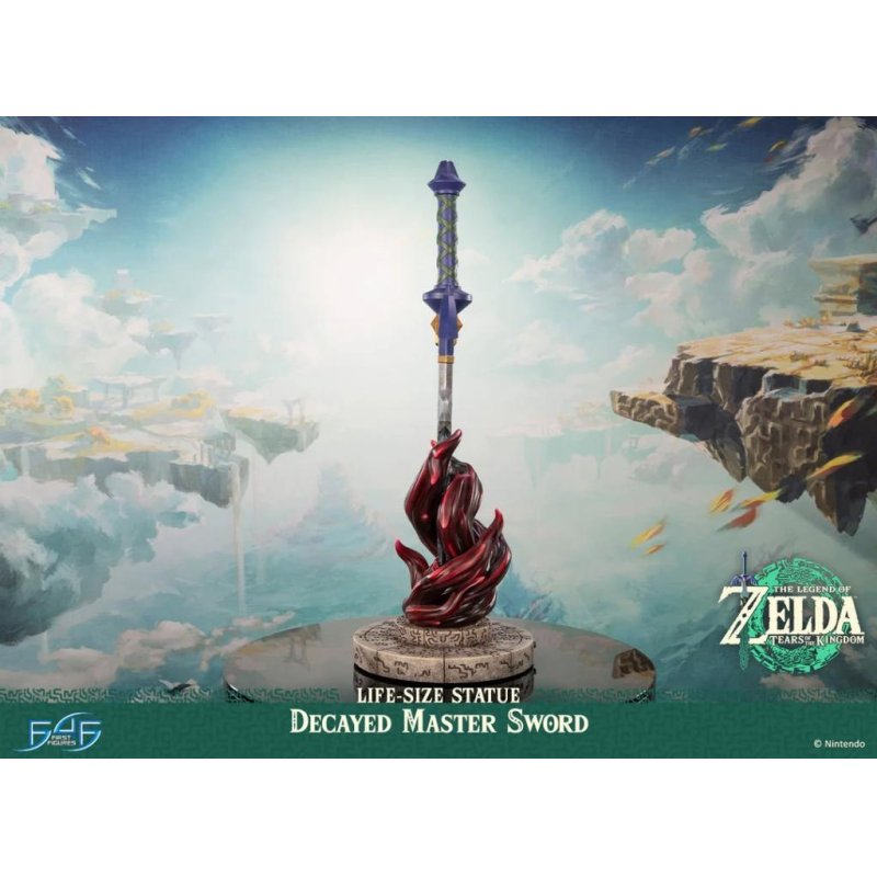 ZELDA TEARS OF THE KINGDOM - Decayed Master Sword - Statuette 1/1 71cm