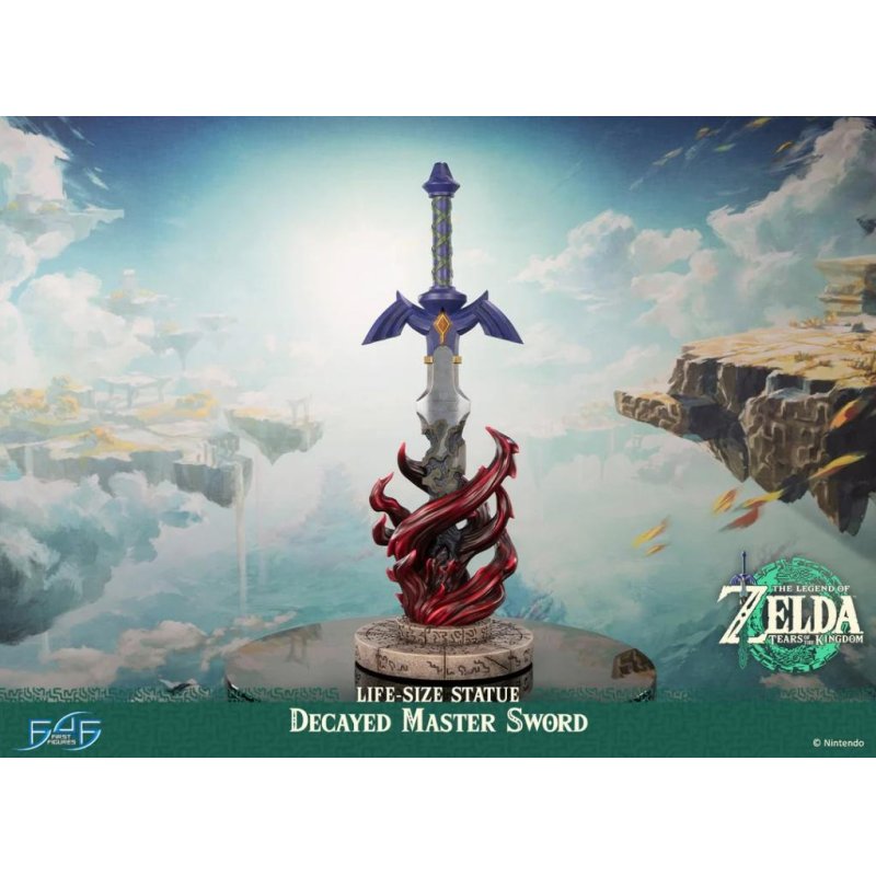 ZELDA TEARS OF THE KINGDOM - Decayed Master Sword - Statuette 1/1 71cm