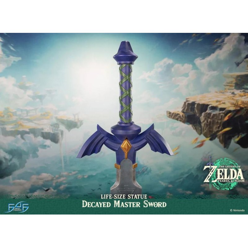 ZELDA TEARS OF THE KINGDOM - Decayed Master Sword - Statuette 1/1 71cm