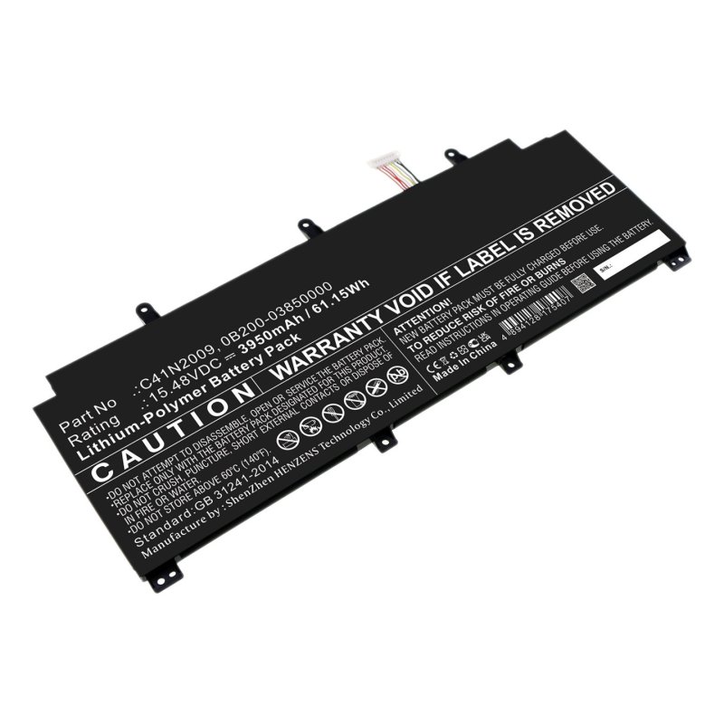 Batterie Li-Pol 15.48V 3950mAh 62Wh-C41N