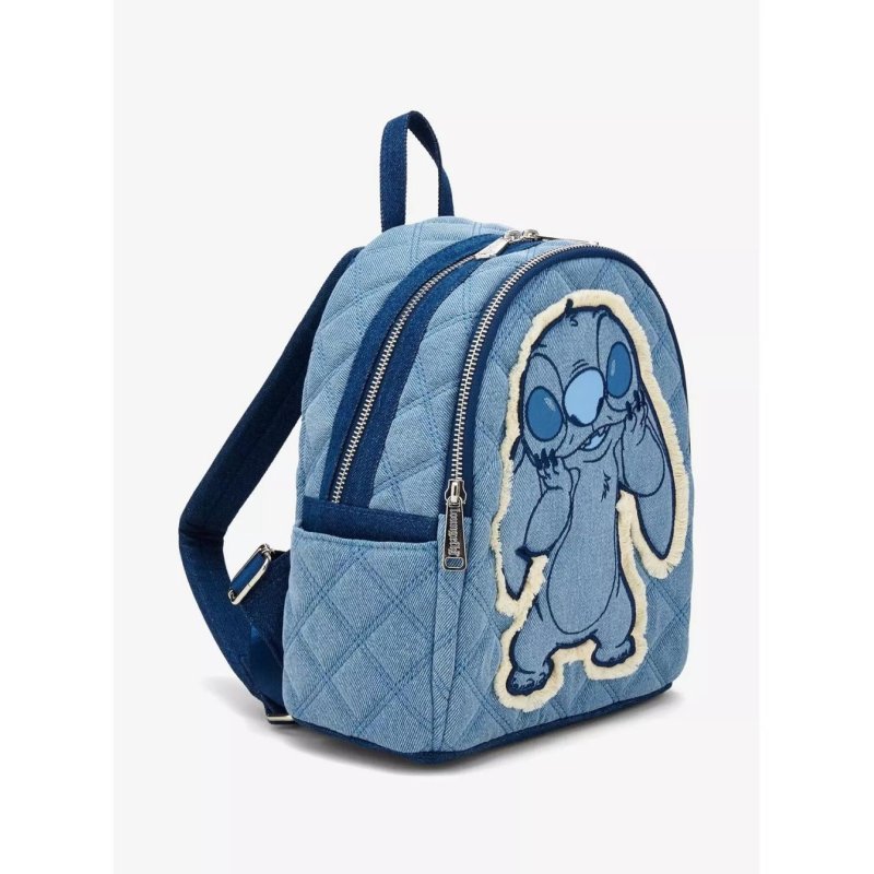DISNEY - Stitch "Denim" - Mini Sac à Dos Loungefly 'Exclusive'