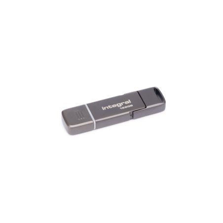 Integral INUSSD128GBSLIMXDL3.2 lecteur à circuits intégrés externe 128 Go USB Type-A / USB Type-C USB 3.2 Gen 2x2