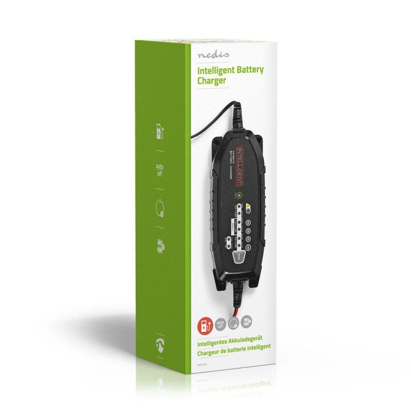 Chargeur de batterie plomb acide 6 / 12 / 12.8 V DC | 3.8 A *