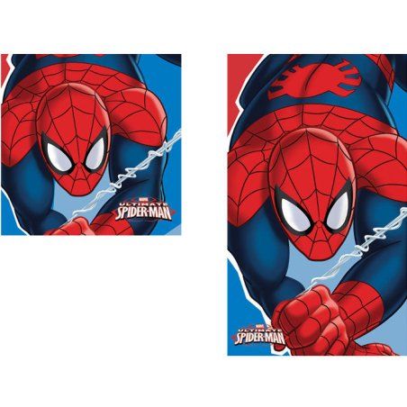 Spiderman hand face microfiber towel set