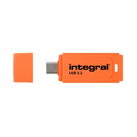 Integral Neon-C INFD64GBNEONCOR3.2 lecteur USB flash 64 Go USB Type-C 3.2 Gen 1 (3.1 Gen 1) Noir
