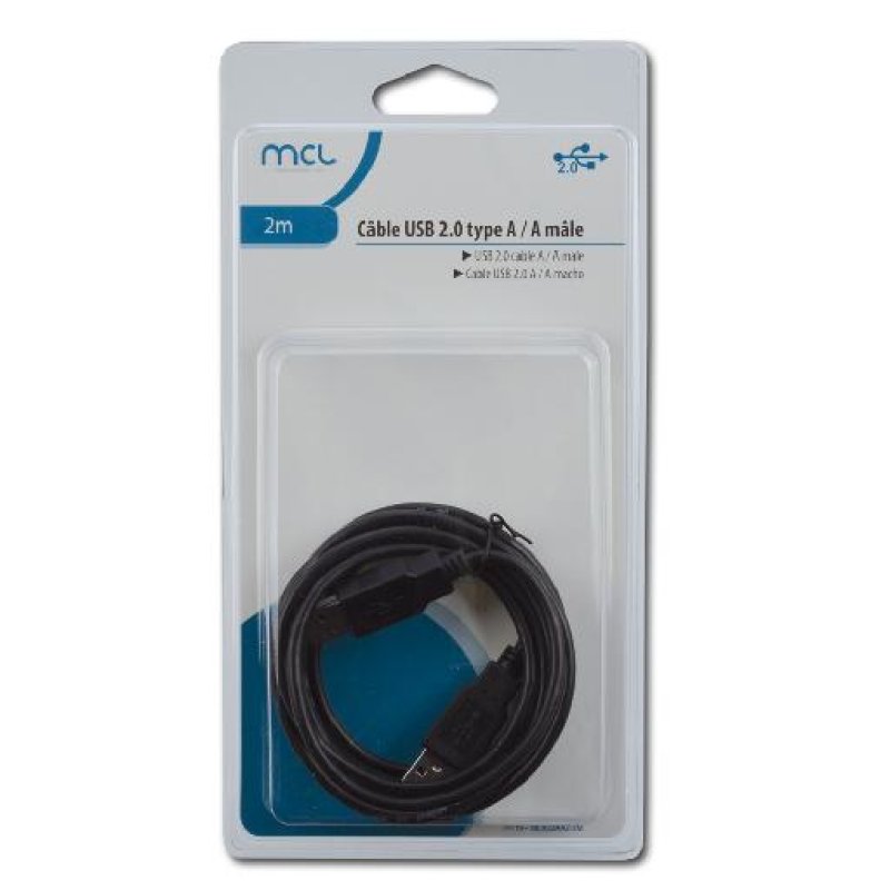 MCL MC922AAZ-2M USB cable USB 2.0 USB A Black