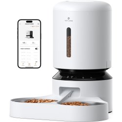 Petlibro - Granary WiFi Dual Food Tray - White - 5-liter capacity