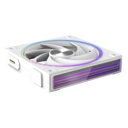 VENTILADOR ZALMAN ZM-DF120 WHITE ARGB 1X VENT 120MM